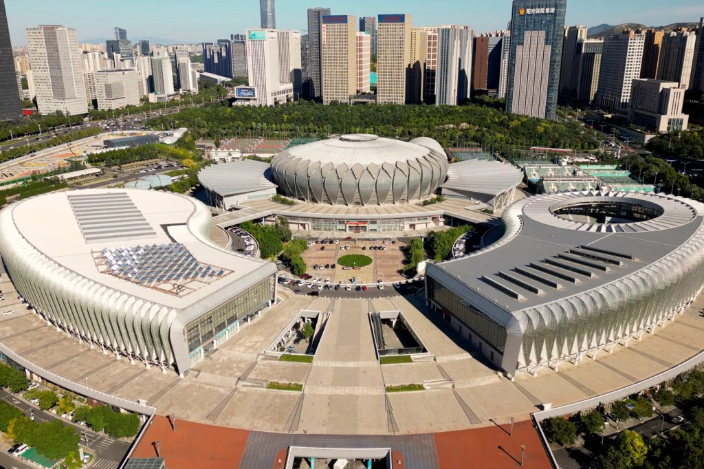 Jinan Olympic Sports Center in Jinan, China
